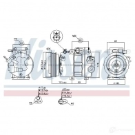 Компрессор кондиционера NISSENS AH5C K 89293 1223836 5707286356474 - Изображение 5