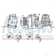 Компрессор кондиционера NISSENS 5707286439818 N AEWM2P 1223613 890622 - Изображение 6