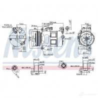 Компрессор кондиционера NISSENS 1223371 5707286385917 73 T8I 890062 - Изображение 8