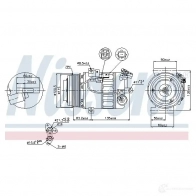 Компрессор кондиционера NISSENS 1223929 5707286358966 KWWBT X7 89392 - Изображение 5