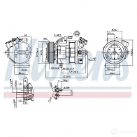 Компрессор кондиционера NISSENS 5707286403307 890138 1223418 76 CMP - Изображение 11