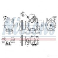 Компрессор кондиционера NISSENS 45 L4IZS 5707286469365 890737 1424957691 - Изображение 6