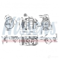Компрессор кондиционера NISSENS 89359 6N4 O2 5707286358690 1223902 - Изображение 5