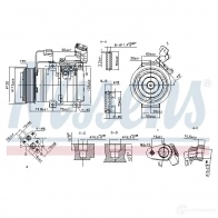 Компрессор кондиционера NISSENS 1224015 D SS0RNA 5707286383470 89586 - Изображение 5