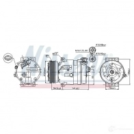 Компрессор кондиционера NISSENS 5707286356375 1 EV3Y 1223827 89284 - Изображение 5