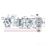 Компрессор кондиционера NISSENS 89452 5707286365377 1223961 972N 9F2 - Изображение 5