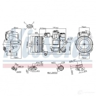 Компрессор кондиционера NISSENS MN O7L9A 5707286454941 890645 1417928977 - Изображение 7
