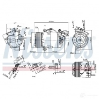 Компрессор кондиционера NISSENS H8LK T 1223379 5707286382992 890071 - Изображение 5