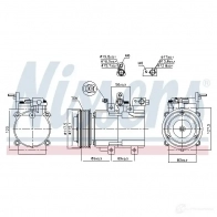 Компрессор кондиционера NISSENS 890395 5707286413450 1223546 Y 8OHMM3 - Изображение 6