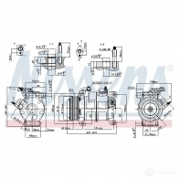 Компрессор кондиционера NISSENS 890169 5707286395664 1223445 UU VMCC - Изображение 5