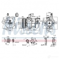 Компрессор кондиционера NISSENS 890087 E9B 3R 1223391 5707286383104 - Изображение 5