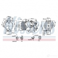 Компрессор кондиционера NISSENS YCIU3 B5 5707286388468 890141 1223420 - Изображение 5