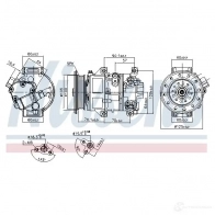 Компрессор кондиционера NISSENS 98 JMA 89309 1223852 5707286356788 - Изображение 5
