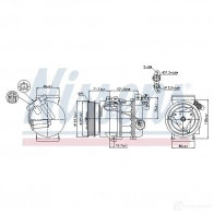 Компрессор кондиционера NISSENS 89386 AX 4ZC5W 5707286358898 1223923 - Изображение 5