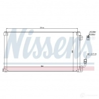 Радиатор кондиционера NISSENS Peugeot 106 2 (1A) Хэтчбек 5707286257436 MFB4 K3 94599