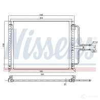 Радиатор кондиционера NISSENS 1225555 K4 PRFF 94201 5707286253582 - Изображение 2