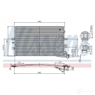 Радиатор кондиционера NISSENS 5707286254572 94301 LU7 W23 1225645 - Изображение 2
