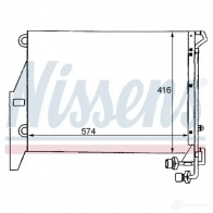 Радиатор кондиционера NISSENS I1 8230 94344 1225685 5707286255005 - Изображение 2