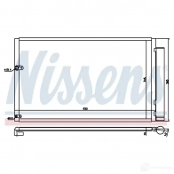 Радиатор кондиционера NISSENS 1225752 94413 PKSIC 6Q 5707286255722 - Изображение 1