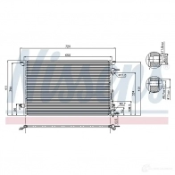 Радиатор кондиционера NISSENS 5707286257412 7XFVKE I 1225920 94597 - Изображение 2