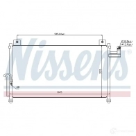 Радиатор кондиционера NISSENS 94742 1226050 IAK PT 5707286258648 - Изображение 2