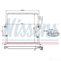 Радиатор кондиционера NISSENS 5707286253186 SQ U6M 1225519 94157 - Изображение 6