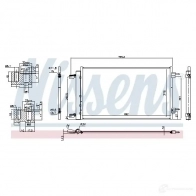 Радиатор кондиционера NISSENS 5707286410381 9 6JJO 940735 1225438 - Изображение 2