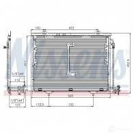 Радиатор кондиционера NISSENS 5707286254367 JZ CXW 94284 1225629 - Изображение 2