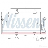 Радиатор кондиционера NISSENS 1226034 BIX SQJ 5707286258488 94726 - Изображение 5