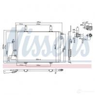 Радиатор кондиционера NISSENS 94324 6BF1 JBV 1225665 5707286254800 - Изображение 2