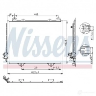 Радиатор кондиционера NISSENS LYYGM VE 94285 5707286254374 1225630 - Изображение 5