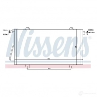 Радиатор кондиционера NISSENS 5707286260634 1226251 94989 W BEJW
