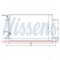 Радиатор кондиционера NISSENS 20 AP2X 5707286259638 94854 1226149 - Изображение 6
