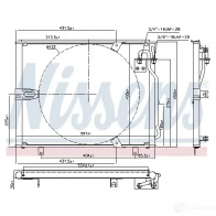 Радиатор кондиционера NISSENS 5707286253193 1225520 I N1Q6 94158 - Изображение 2