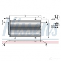 Радиатор кондиционера NISSENS 94326 5707286254824 M2VKI5 L 1225667 - Изображение 2