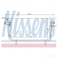 Радиатор кондиционера NISSENS 5707286260283 94936 9 3SIM 1226215