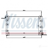 Радиатор кондиционера NISSENS 5707286255937 D ZDD6 94437 1225773 - Изображение 2