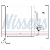 Радиатор кондиционера NISSENS 94543 1225871 XJG19 T 5707286256903 - Изображение 2