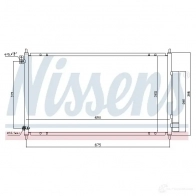 Радиатор кондиционера NISSENS 94732 3U G77PQ 1226040 5707286258549 - Изображение 6
