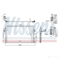 Радиатор кондиционера NISSENS 940621 5707286399884 Hyundai Genesis J921 GBS