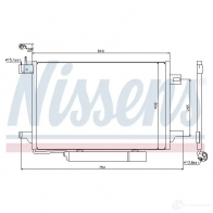 Радиатор кондиционера NISSENS 94910 R6 ET1Q 5707286260085 1226195 - Изображение 2