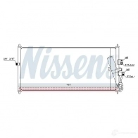 Радиатор кондиционера NISSENS 5707286256682 Nissan Primera (P12) 3 Седан 1.9 dCi 120 л.с. 2003 – 2007 94521 ADYQY H