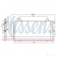 Радиатор кондиционера NISSENS 1226049 94741 5707286258631 47 FGW - Изображение 6