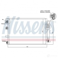 Радиатор кондиционера NISSENS 94753 Y WJYRI6 5707286258747 1226060