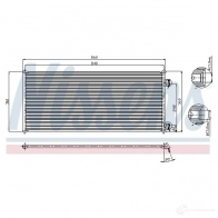 Радиатор кондиционера NISSENS 1225902 PQ81H2 R 94577 5707286257221