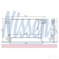 Радиатор кондиционера NISSENS 94749 5707286258716 1226057 T06Q G4K