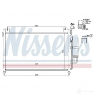 Радиатор кондиционера NISSENS 1224864 940033 M6X BE9 5707286269880 - Изображение 6