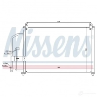 Радиатор кондиционера NISSENS 1225751 F9 6ON 5707286255715 94412 - Изображение 5