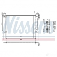 Радиатор кондиционера NISSENS 5707286255890 O TH73H 1225769 94431 - Изображение 2