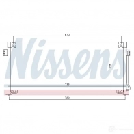 Радиатор кондиционера NISSENS RDE B5G1 94507 5707286256576 1225836 - Изображение 2